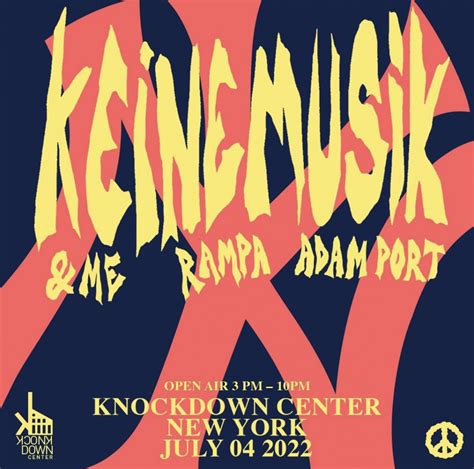 keinemusik new york dates